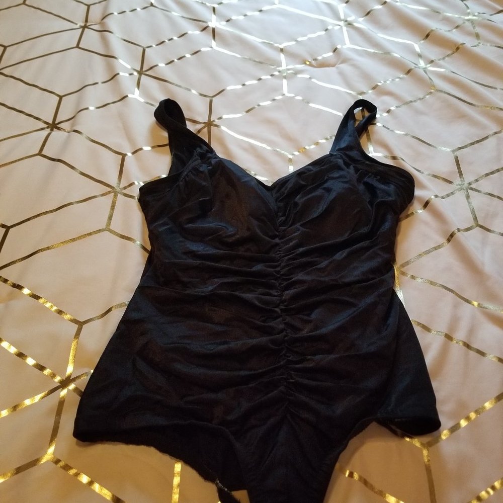Black one piece Swimsuit
